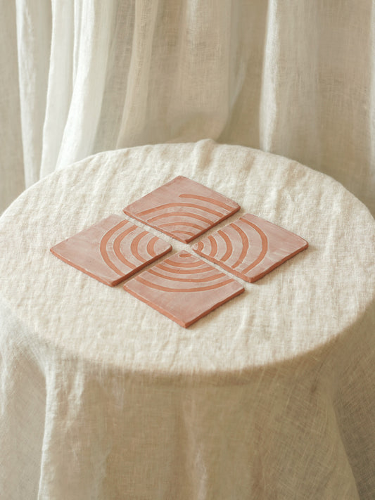 Spiral Coasters (Set of 4)