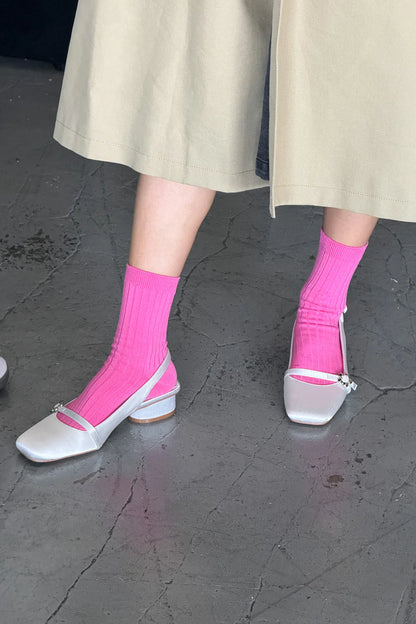 Her Socks - Bright Pink