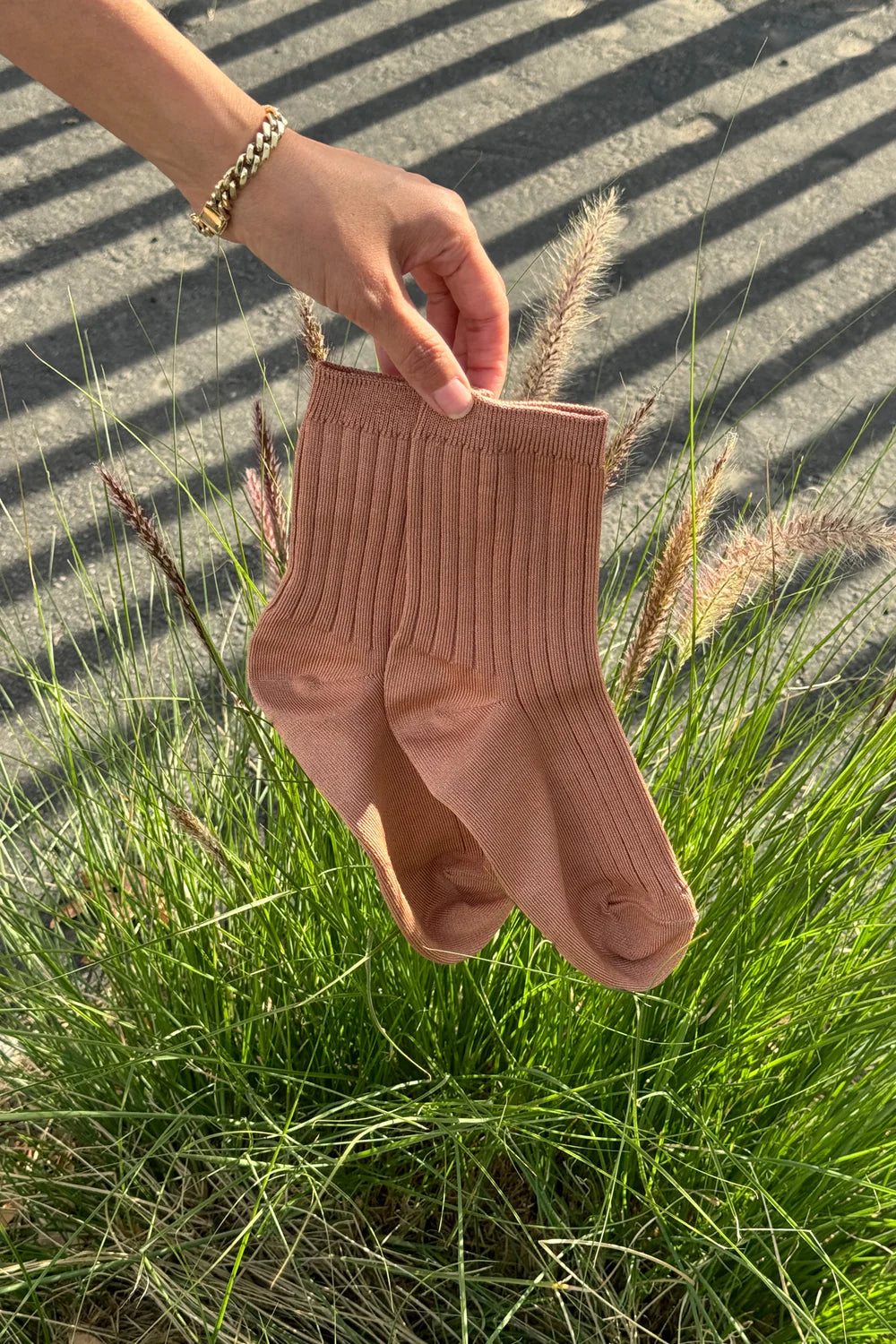 Her Socks - Nude Peach