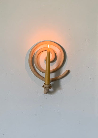 Spiral Candle Sconce